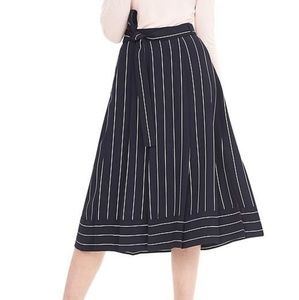 Banana Republic Midi Pinstripe Skirt